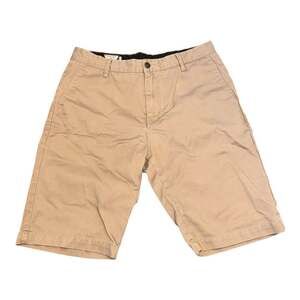 MEN’S KHAKI VOLCOM CHINO SHORTS SIZE 32 TAN CASUAL SKATE WALK